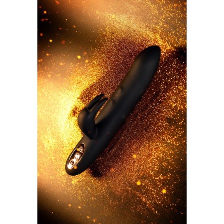 Unrealistic vibrator Waname D-Splash Hail, silicone, black color, 23.8 cm-8
