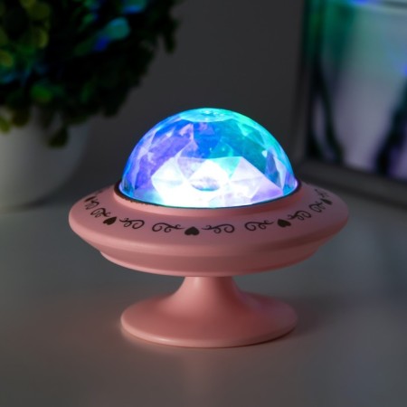 Fuzn-spectator "Fusion" LED 3HLR44 disco, pink 12x12x10 cm Risalux-7