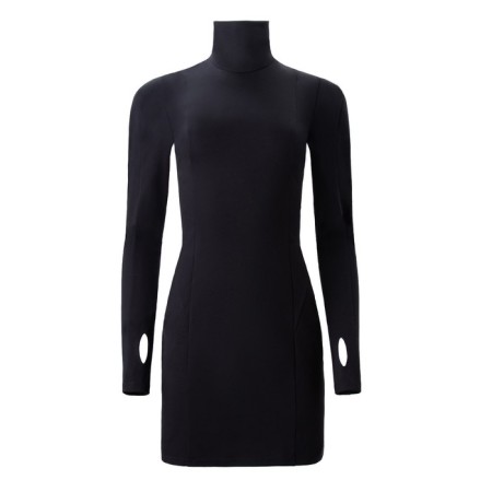 Women's dress (case) minku: Partydress color black, size 44-7