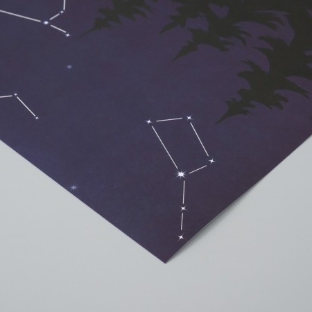 Scrapbooking paper "Trust the stars" density 180 grams set 5 pcs 30.5x32 cm-3