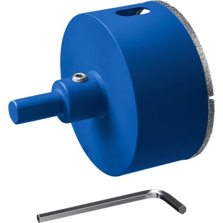Diamond crown 29850-68, with the center. drill D 68 mm on ceramics and glass, p60-1