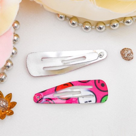 Invisibility for hair "Astoria" (set 12 pcs) Smileik, 3 cm, mix