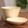 Flower pot "Messina" beige-zoloto 1.4 liters