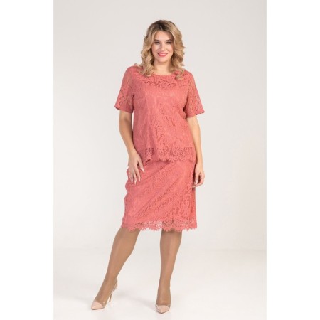 Female skirt, size 60, pink color-1