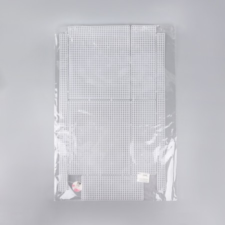 Canvas-basis for embroidery a chover, plastic, 34 × 54 cm, white color-2