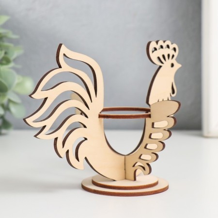 Easter stand "Cockerel" 14.5x10.3x10 cm (set of 5 parts)-3