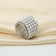 The cloth "Pearl", white color in silver