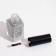 Nail polish jeanmishel, tone 408 sparkle silver multi, small, 12 ml