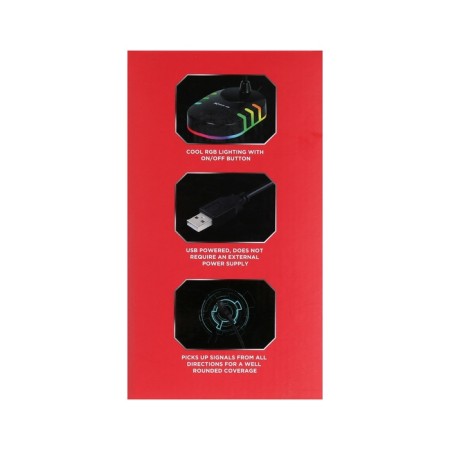 Microphone XTRIKE ME XMC-02, on a stand, USB, 1.5 m, black-4