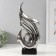 Souvenir Ceramics "Abstraction. Sea arrows" silver 7.5x18.5x41 cm