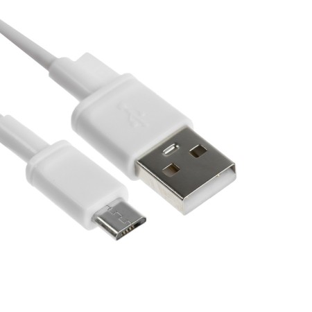 BYZ BC -041 cable, micro USB - USB, 3 A, 1 m, silicone, white