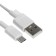 BYZ BC -041 cable, micro USB - USB, 3 A, 1 m, silicone, white