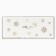 Box for 3 sweets with cells "Golden Snowflakes", 14.5 x 6 x 3 cm, New Year