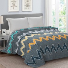 Plaid 180x200, coral-flis 165g/m, 100% polyester