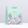 Gift package "love", green, 18 x 22.3 x 10 cm