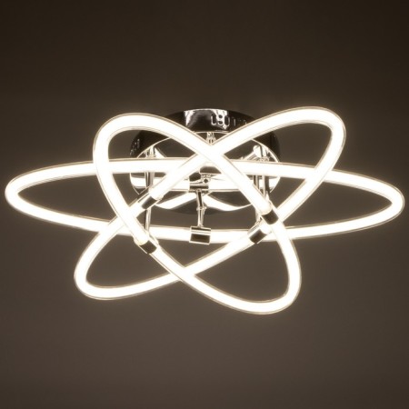Люстра 1801/3 LED 100Вт 4000К хром 62х62х10 см BayerLux-2