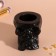 Interior item "Skull Silence" 6.5*10cm black matte
