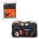 Organizer on the back of the rear seat Airline, 1/1, solid with pockets, black color is black