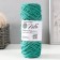 Knitting cord 100% polyester, width 4 mm 50m (emerald)