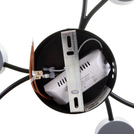 Causteen with PDU 2299/7GR LED 136W 3000-6000K gray 77x77x18 cm Bayerlux-10