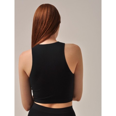 Top female Halter Neck, S/M size, Nero color-1