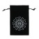 Bag for the Tarot "Sunlight", velvet, black, 12x18 cm
