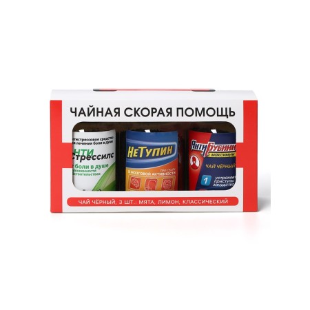 Set of tea "ambulance", tastes: mint, pear, bergamot, 150 g (3 pcs. X 50 g.)-7