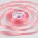 Satin tape, 12 mm × 23 ± 1 m, color pink peach No. 66