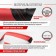 SkyWay Carbon-2 m, black and red eco-leather braid, S01102424