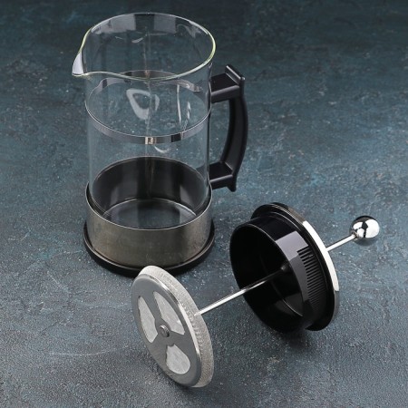 Know -hand jacket kettle - press "Classics", 1 l, silver color-1