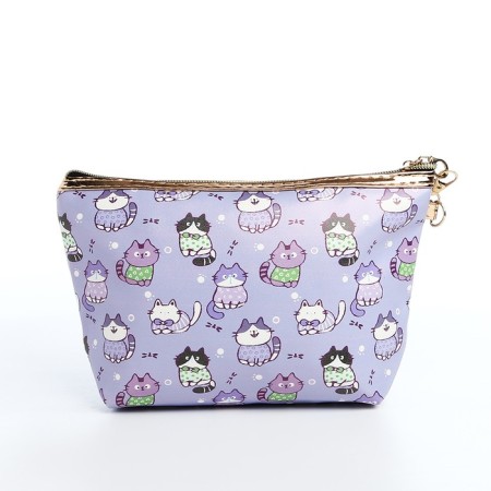 Lightning cosmetic bag, lilac color-1
