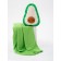 Soft toy "Avocado", 40 cm, with a blanket 150 × 200 cm