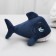 Soft toy "shark", blue color