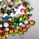 Decor for creativity Glass "Rhinet truncated cone. Chameleon" d = 1.5-6.5 mm set 1000 pcs