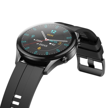 Smart hours Hoco Y7, 1.32, 360x360, BT5.0, 330 mAh, Lightning, black-2