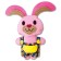 Set for creativity: Plush toy with your own hands "Bunny"
