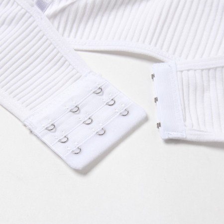 Female set (top, panties) color white, size 46-48-3