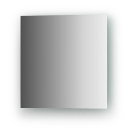 Mirror tiles with a grinding edge square 25 x 25 cm, silver EvoForm