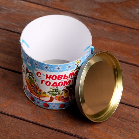 Gift box, tube "Funny beasts" 120 x 120 mm (100 mm intra -height)-4