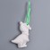 A set of Christmas decorations for coloring 4 pcs "Dinosaurs" with a suspension, brush