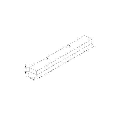 Maytoni MIR011WL-L9S4K, 1XLED, 9W, 5x40x2.5 cm, 600lm, silver color.-5