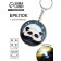 Keychain for keys with a flashlight "Panda", 5 x 5 cm