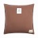 Ethel pillow, 45x45+1 cm, brown, 100% cotton