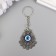 Keychain metal "openwork medallion" 4.5x3.7 cm