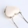 Female bag on a magnet, white color