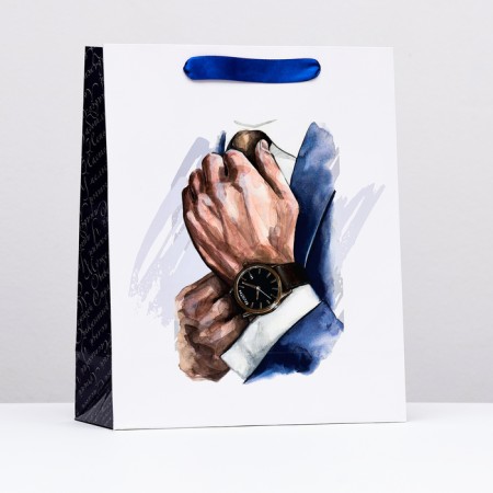 Laminated package "brutal", 26 x 32 x 12 cm