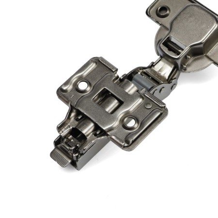 The loop is half -laying with an eccentric Softly CLAP, the color is black nickel, 2 pcs.-7