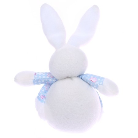 Soft toy "Rabbit", in a flower, on a suspension, color mix-1