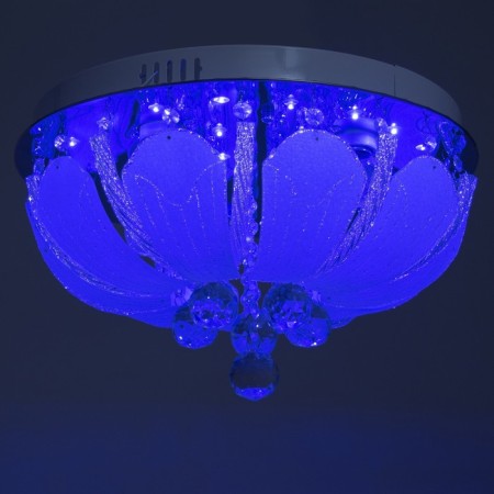 Luer with DNA "Azalia" 4x40W E27+RGB chrome 40x40x24 cm Bayerlux-3