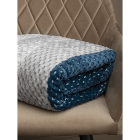 Texrepublic blanket, size 150x200 cm, blue color-2